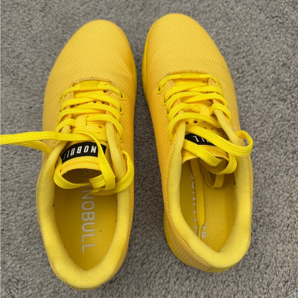 NOBULL Yellow Athletic Shoes Vibrant Minimalist Design
